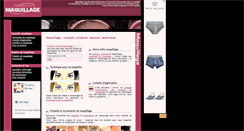 Desktop Screenshot of maquillage.toosurtoo.com