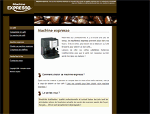 Tablet Screenshot of machine-expresso.toosurtoo.com